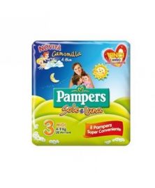 PAMPERS SOLE E LUNA 20 PEZZI 3 MIDI 4-9KG