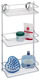 MENSOLA 3 RIPIANI IN ACCIAIO CROMATO