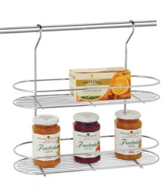 PORTA BARATTOLI DA CUCINA CROMATO