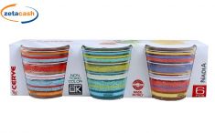 BICCHIERI 6 PEZZI MODELLO CARAIBI