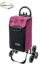 CARRELLO PORTA SPESA IN ALLUMINIO CON 6 RUOTE