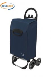 CARRELLO PORTA SPESA CON 4 RUOTE PORTATA MAX 30KG