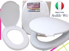 SEDILE WC IN PLASTICA BIANCO JUMBO