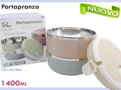 PORTAPRANZO SALVAFRESCHEZZA 2 SCOMPARTI 1400 ML