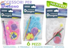 ACCESSORI DISEGNO 6 PZ