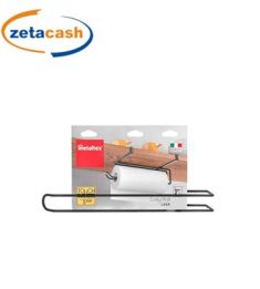 PORTAROTOLO IN FERRO CON GANCIO DI ANCORAGGIO A MENSOLA