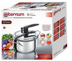 PENTOLA A PRESSIONE AD INDUZIONE 7 LITRI DIVINA AETERNUM