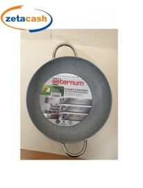 TEGAME CON DUE MANICI IN PIETRA ANTIADERENTE CM 32