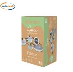 BATTERIA 8 PEZZI GREEN INDUZIONE