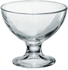 COPPETTA IN VETRO TRASPARENTE LINEA MUGHETTO 12 PEZZI