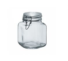 BARATTOLO IN VETRO CHIUSURA ERMETICA 1700 cc