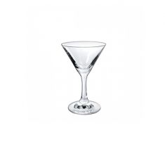 CALICE MARTINI IN VETRO TRASPARENTE 100 CC 6 PEZZI