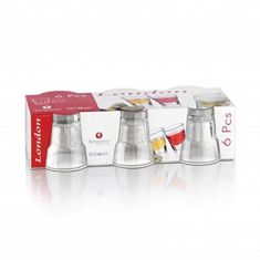 BICCHIERINI SHOT LONDON 6 PEZZI