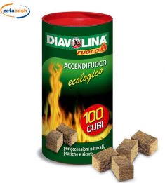 DIAVOLINA ACCENDIFUOCO 100 CUBETTI