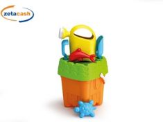 SECCHIELLO A FORMA DI CASTELLO CON INNAFFIATOIO DIAM. 18 CM