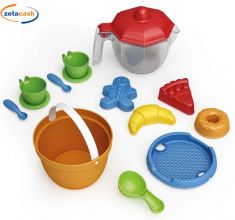 SET GIOCHI DA MARE CAFFETTIERA E ACCESSORI