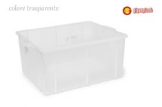 CONTENITORE SOVRAPP, TRASP 50 X 40 X 25 CM
