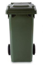 PATTUMIERA LT 120 VERDE C/PEDALE C/REGGISACCO ZINCATO