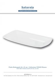 PIATTO RETTANGOLARE TOKIO 36 X 21 CM SATURNIA