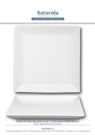 PIATTO PORTATA KIMI BIANCO CM. 30 SATURNIA