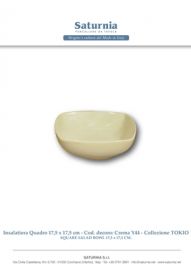 PIATTO FONDO CREMA 17 CM SATURNIA