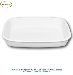 PIROFILA RETTANGOLARE BIANCA