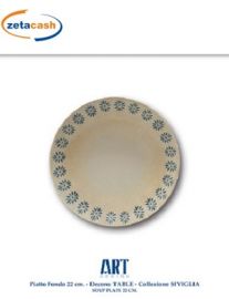 PIATTO FONDO SIVIGLIA DECORATO DIAMETRO 22 M