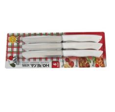 COLTELLI 6 PEZZI HO.RE.CA CON MANICO BIANCO