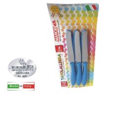 COLTELLO TAVOLA IN ACCIAIO CON MANICO BLU