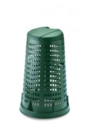 TRESPOLO CON COPERCHIO E REGGISACCO IN PLASTICA VERDE