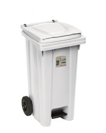 BIDONE CARRELLATO LT 120 CON PEDALE