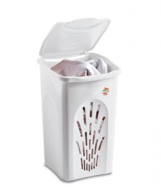 PORTABIANCHERIA IN PLASTICA BIANCO