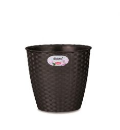 VASO NATURAL DIAM. 19 XH17,5 CM MOKA