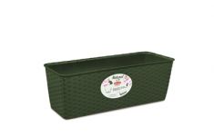 BALCONETTA RATTAN VERDE PINO 30 CM