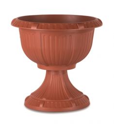 VASO PER FIORI A CALICE COLORE TERRACOTTA