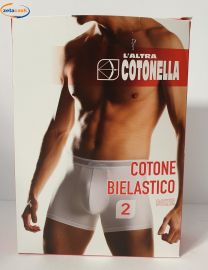 BOXER UOMO NERO COTONELLA TG 6° XL 2 PEZZI