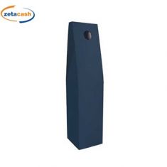SCATOLA IN CARTONE PORTA BOTTIGLIA 1 POSTO BLU
