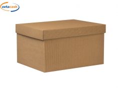 SCATOLA IN CARTONE ONDA AVANA