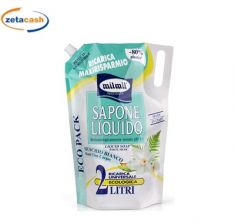 SAPONE LIQUIDO MIL MIL BUSTA 2 LT MUSCHIO BIANCO