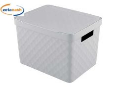 CONTENITORE IN PLASTICA GRIGIO CHIARO 18 LITRI