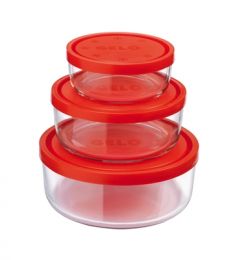 FRIGO BOX IN VETRO 3 PEZZI BORMIOLI ROCCO