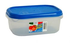 CONTENITORE 1 LITRO RETTANGOLARE FRIGO BOX CON COPERCHIO.