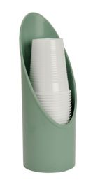 PORTA BICCHIERI IN PLASTICA COLORI: WENGE' - BEIGE