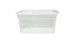 BOX ALTO IN PLASTICA 35 LT. TRASPARENTE