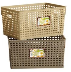 CESTINO RATTAN GRANDE CM. 34X23,5XH17,5