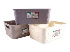 CESTA COUNTRY MEDIA RETTANGOLARE RATTAN