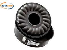 TORTIERA APRIBILE CON DUE FONDI "EASY CLEAN" DIAM22 xH 7 Cm