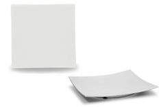 VASSOIO IN MELAMINA BIANCO 35 X 35 CM