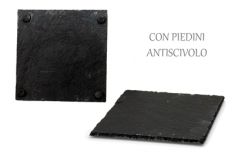 PIATTO IN ARDESIA QUADRO 20 X 20 CM