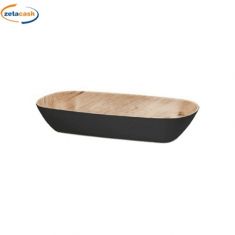 INSALATIERA RETTANGOLARE HELGA NERA MELAM. CM 53X16